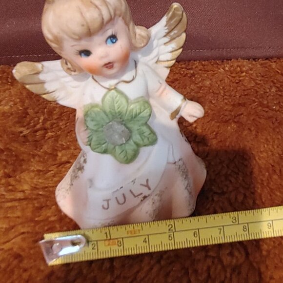 Vintage Enesco July Birthday Angel - Picture 5 of 5